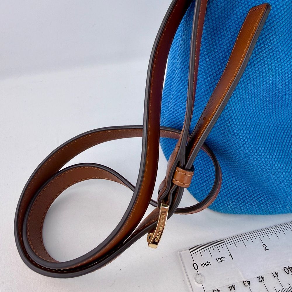 Michael Kors Marina Canvas Gathered Drawstring Bucket Tote - Picture 3 of 14